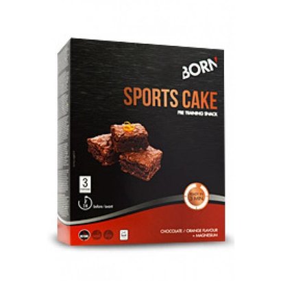 Born Born Sports Cake (3 x 133gr) Chocolade