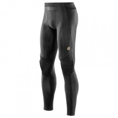 Skins Skins A400 Men Long Tight's Compressiebroek Zwart/Geel