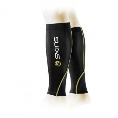 Skins Skins Essentials Calf Tights MX Compressietubes Zwart/Geel
