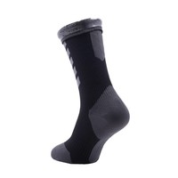 Sealskinz Mid Weight Mid Length Hydrostop sokken Zwart