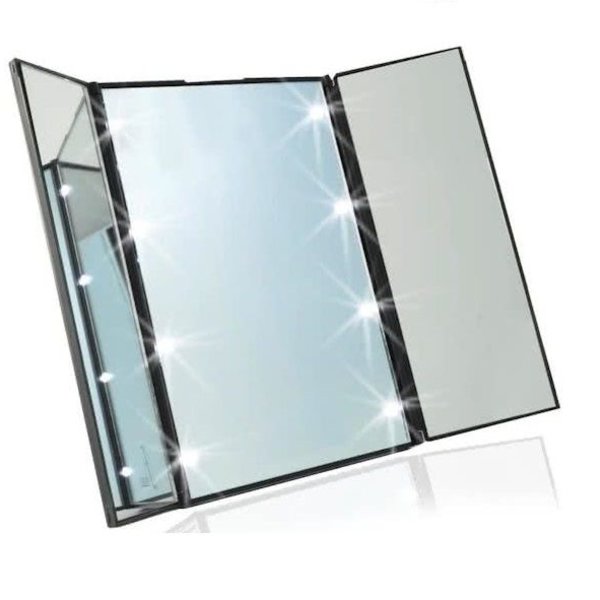 Draagbare LED Make-up Spiegel met verlichting 8 Led lichtjes ... Draagbare LED Make-up Spiegel met verlichting 8 Led lichtjes ...