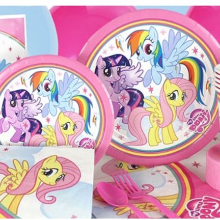 My little pony feestartikelen & versiering