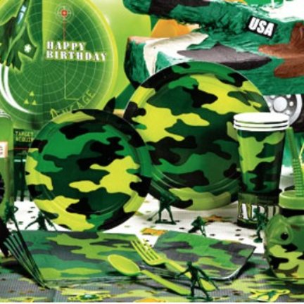 Camouflage feestartikelen & versiering