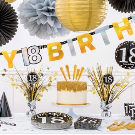 18 jaar feestartikelen shop je voordelig en snel in de online feestwinkel van J-style-deco.nl