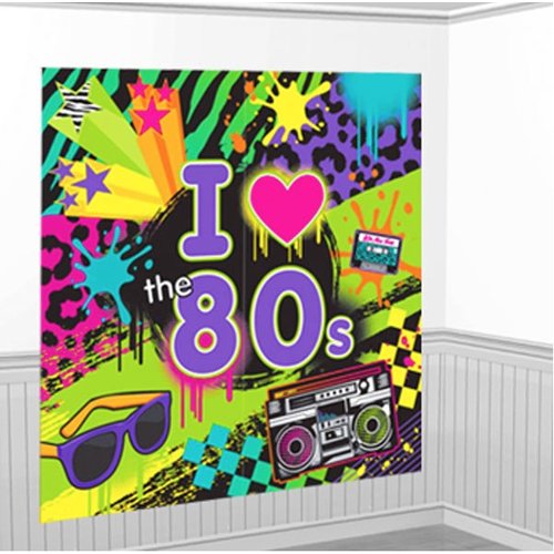 80's wand decoratie 80's wand decoratie
