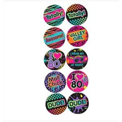 80's badges 80's badges