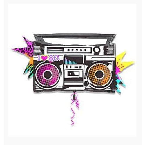 80's Jukebox folie ballon 80's Jukebox folie ballon