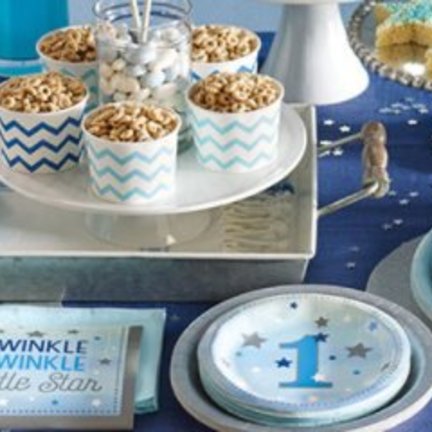 Twinkle twinkle little star blauw feestartikelen voor een jongen