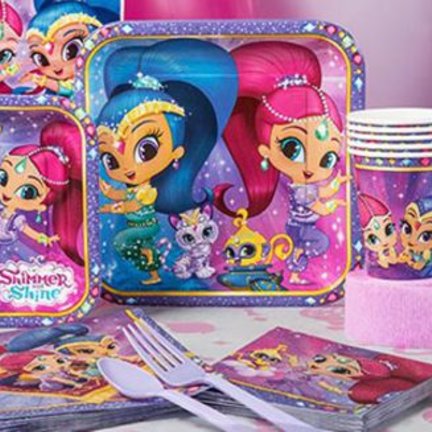 Shimmer & Shine feestartikelen en versiering