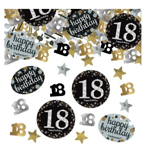 18 jaar confetti goud 18 jaar confetti goud