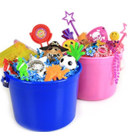 Plastic emmertjes voor op tafel of om leuk te vullen als bedankje