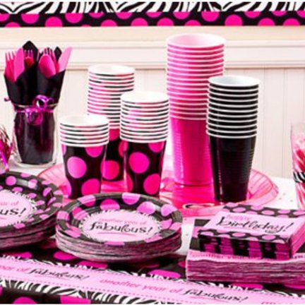Black & pink feestartikelen een unieke zwart met roze collectie die je niet wil missen en je shopt hem hier!