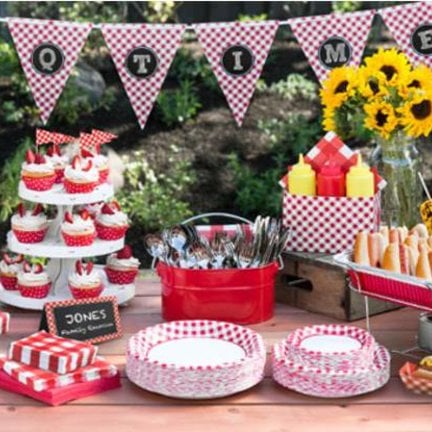 Barbecue feestartikelen en versiering