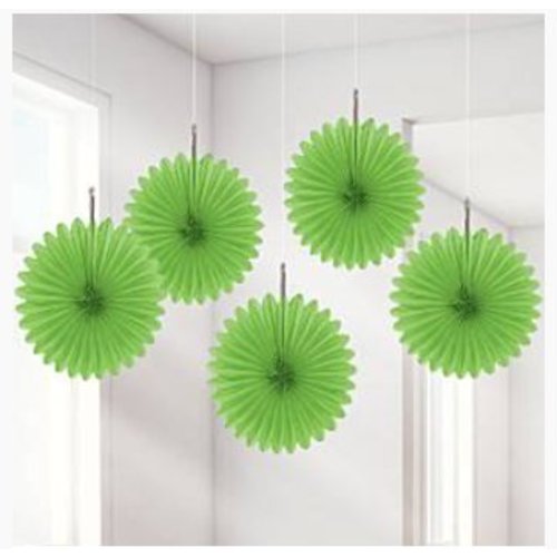 Lime groen waaiers Lime groen waaiers