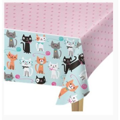 Purr-fect kat tafelkleed Purr-fect kat tafelkleed