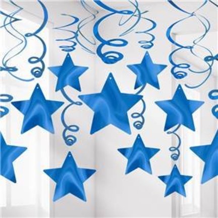 Blauwe feestartikelen & versiering