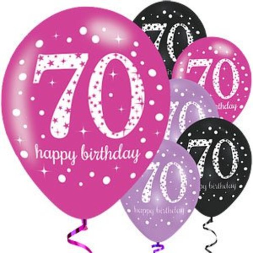 70 jaar ballonnen roze 70 jaar ballonnen roze