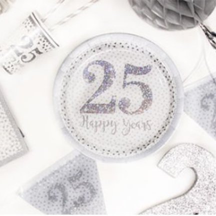 25 jaar getrouwd feestartikelen & versiering