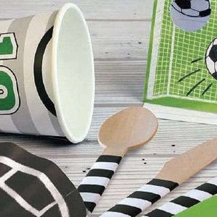 Voetbal feestartikelen en versiering