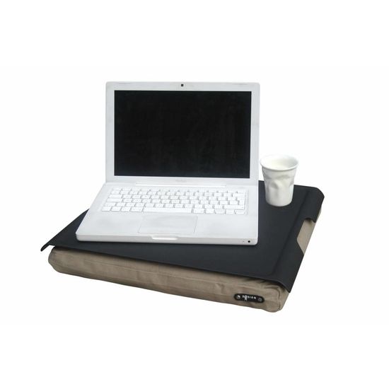 Laptray/schoottafel antislip zand/zwart Bosign Laptray/schoottafel antislip zand/zwart
