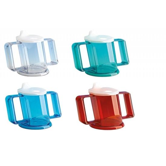 Handycup beker met deksel Handycup beker met deksel