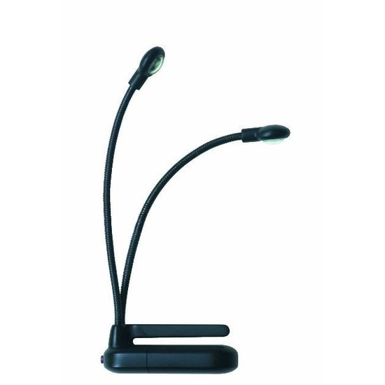 Leeslamp met boekklem dubbel Leeslamp met boekklem dubbel