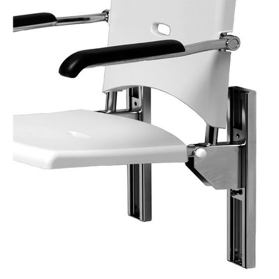 Douchezitting/douchestoel opklapbaar met rugleuning Jadacare Douchezitting/douchestoel opklapbaar met rugleuning