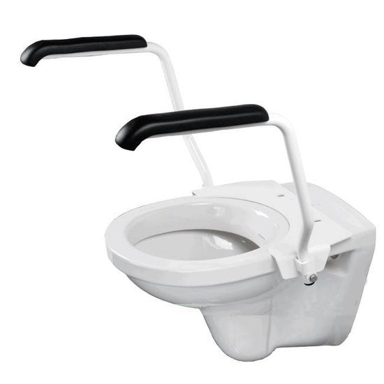 Jadaset toiletbeugel voor toiletverhoger 10 cm opklapbaar Jadacare Jadaset toiletbeugel voor toiletverhoger 10 cm opklapbaar