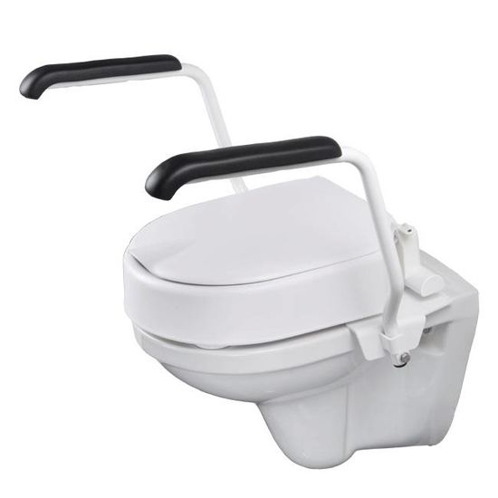 Jadaset toiletbeugel voor toiletverhoger 10 cm opklapbaar Jadacare Jadaset toiletbeugel voor toiletverhoger 10 cm opklapbaar