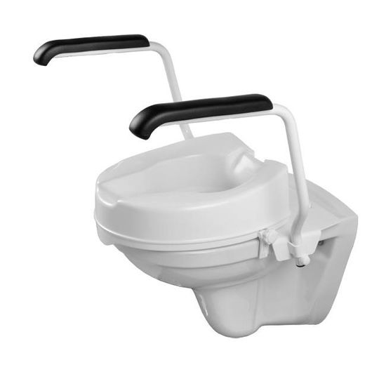 Jadaset toiletbeugel voor toiletverhoger 10 cm opklapbaar Jadacare Jadaset toiletbeugel voor toiletverhoger 10 cm opklapbaar