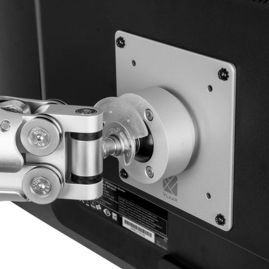 Caparo 3 Pro Twin Monitorarm, gasveer, 0-18 kg, zilver R-Go Tools Caparo 3 Pro Twin Monitorarm, gasveer, 0-18 kg, zilver