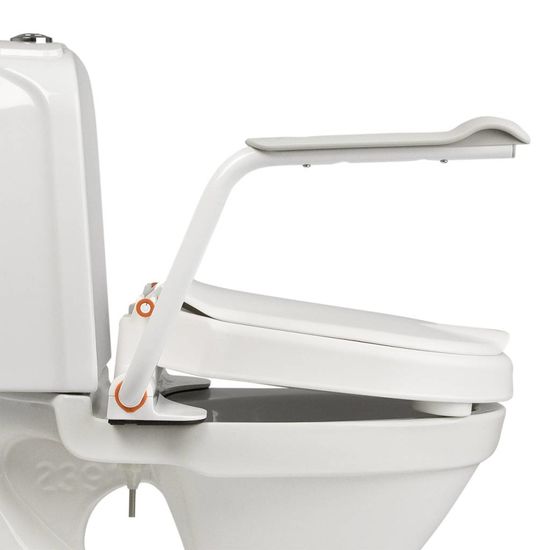 Hi Loo toiletverhoger vast met deksel Etac Hi Loo toiletverhoger vast met deksel