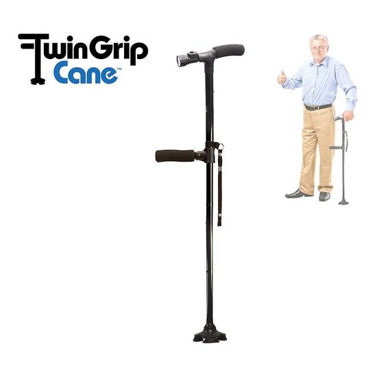 Twin Grip Cane wandelstok Twin Grip Cane wandelstok