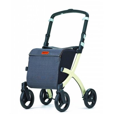 Rollz Rollz Flex Shopper rollator met grijze tas