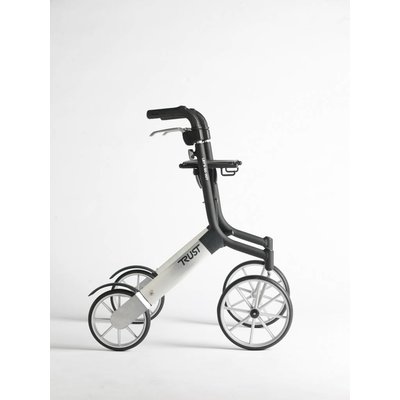 TrustCare Let's go out rollator - Zwart/zilver