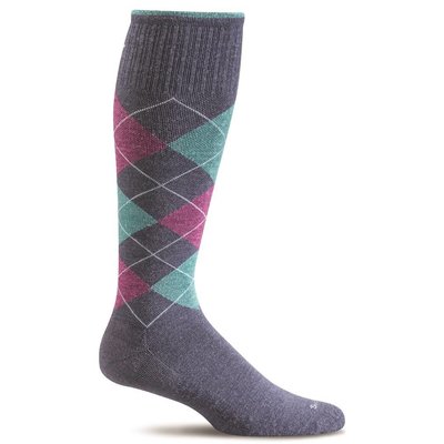 Sockwell Argyle - Dames - Blauw