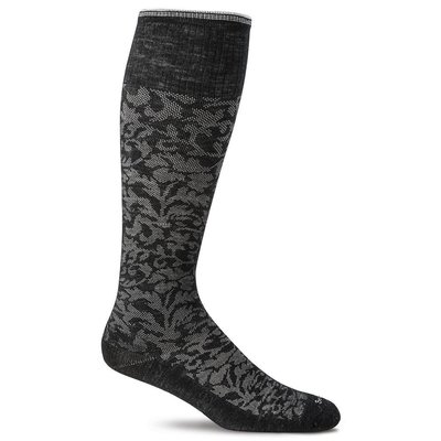 Sockwell Damask - Dames - Zwart