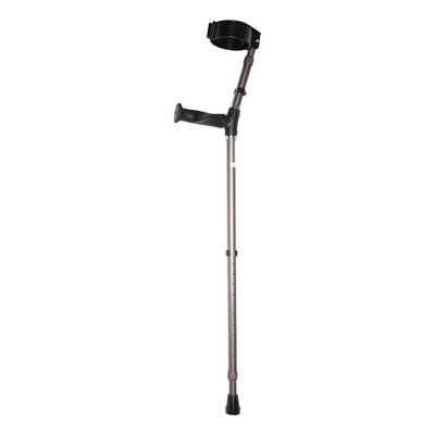 Premis Elleboogkruk met instelbaar anatomische handvat - Titanium