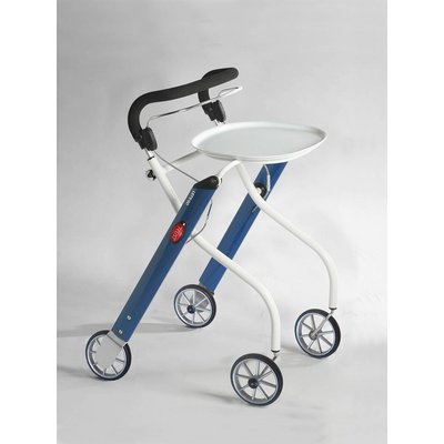 TrustCare Let's go indoor rollator - Blauw/Wit