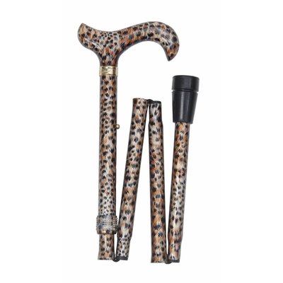 Classic Canes Opvouwbare wandelstok Cheeta