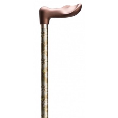 Gastrock Wandelstok met soft anatomisch Fischer handvat - Fantasie
