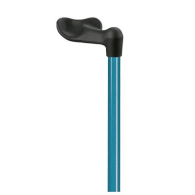 Ossenberg Wandelstok met soft anatomisch Fischer handvat - Turquoise
