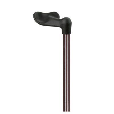 Ossenberg Wandelstok met soft anatomisch Fischer handvat - Bruin