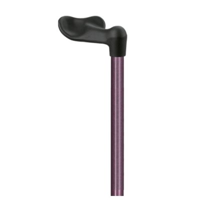 Ossenberg Wandelstok met soft anatomisch Fischer handvat - Paars metallic