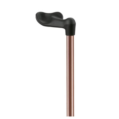 Ossenberg Wandelstok met soft anatomisch Fischer handvat - Brons metallic