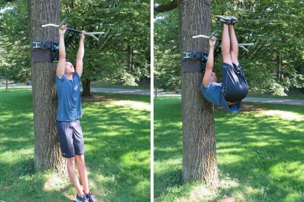pull up bar beginner exercises