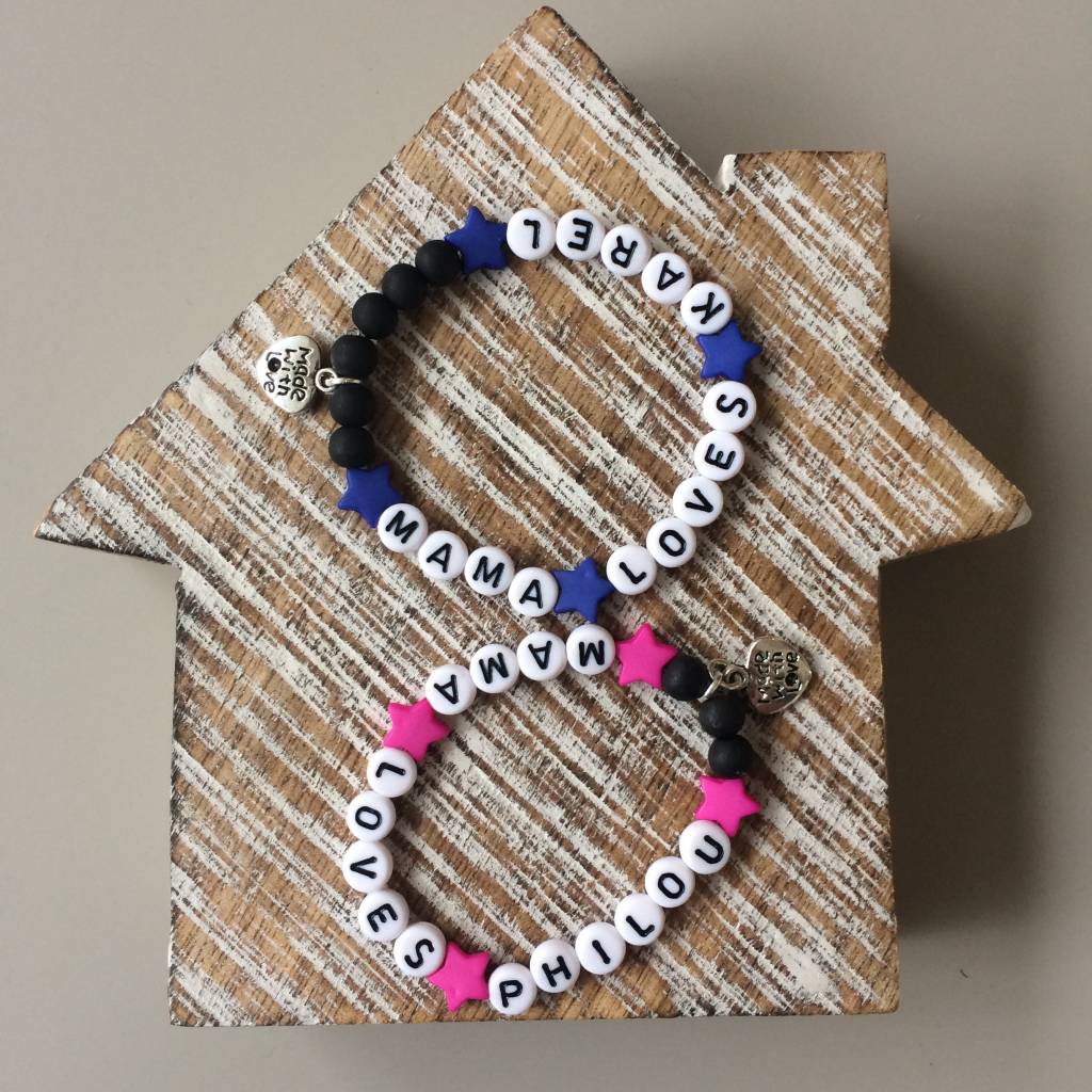 Mama loves….armbandje om altijd bij je te dragen