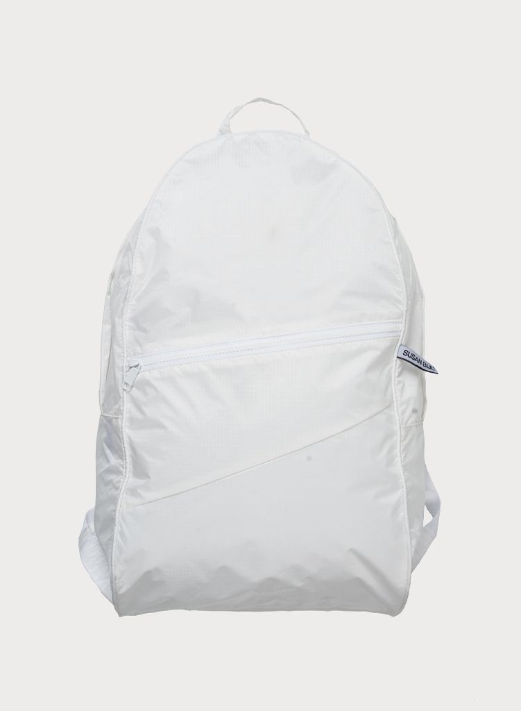 SUSAN BIJL Foldable Backpack White & White SUSAN BIJL Foldable Backpack White & White