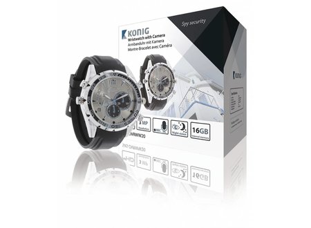 Horloge met Full HD camera Konig Horloge met Full HD camera