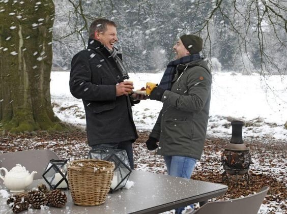 Kan mijn tuinset in de winter buiten staan?